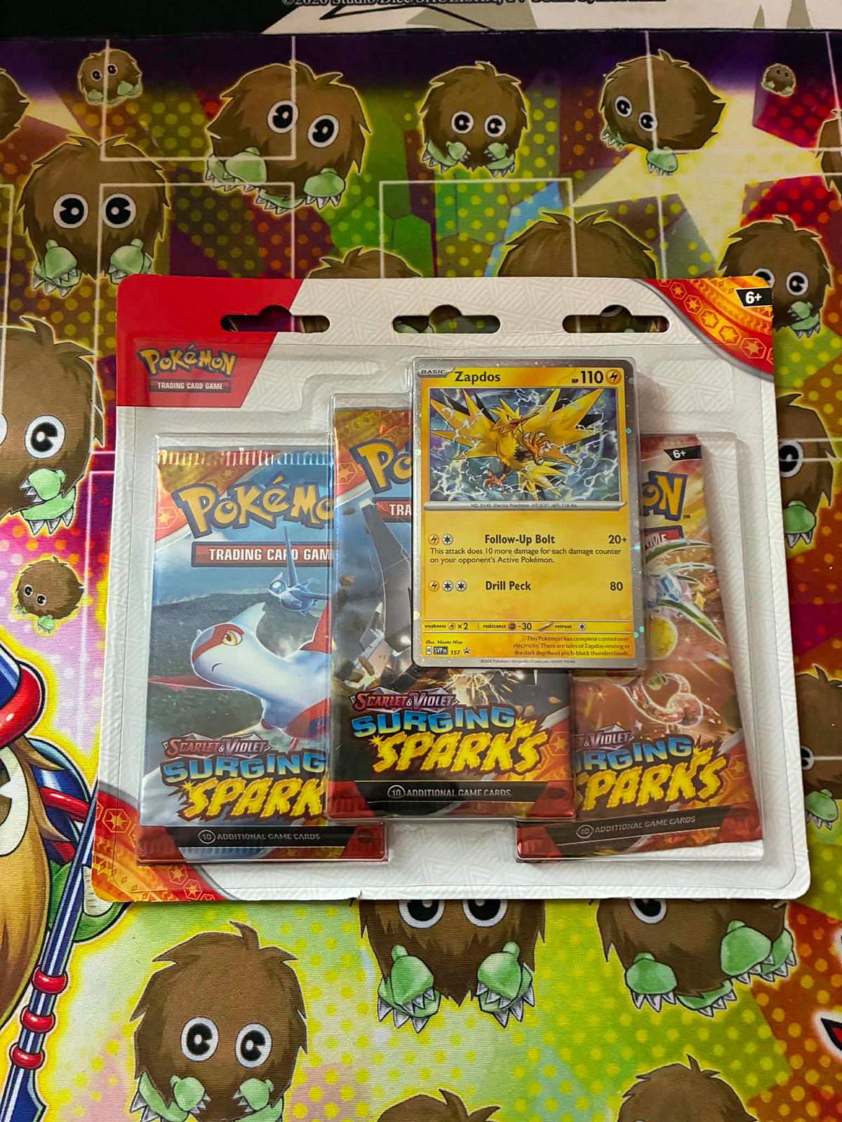 Surging Sparks 3 Pack Blisters [Zapdos]