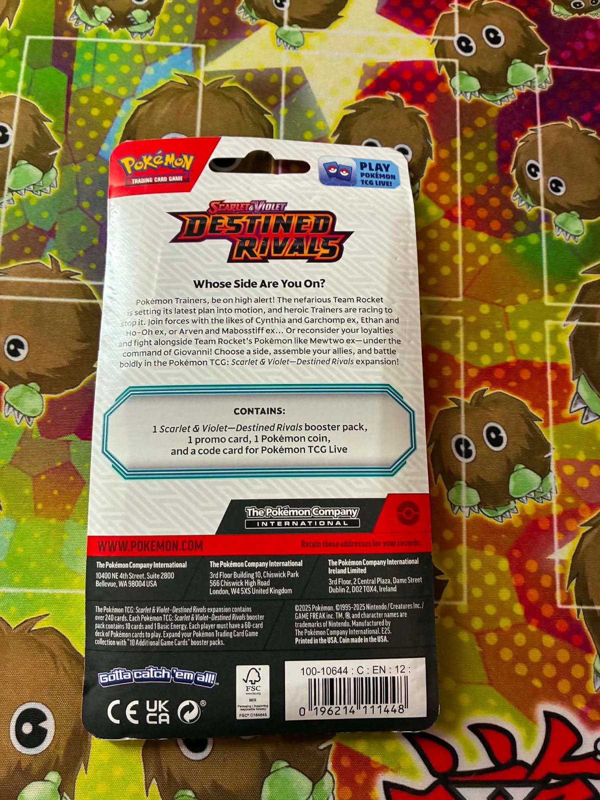 Destined Rivals Blister Pack (Zarude)