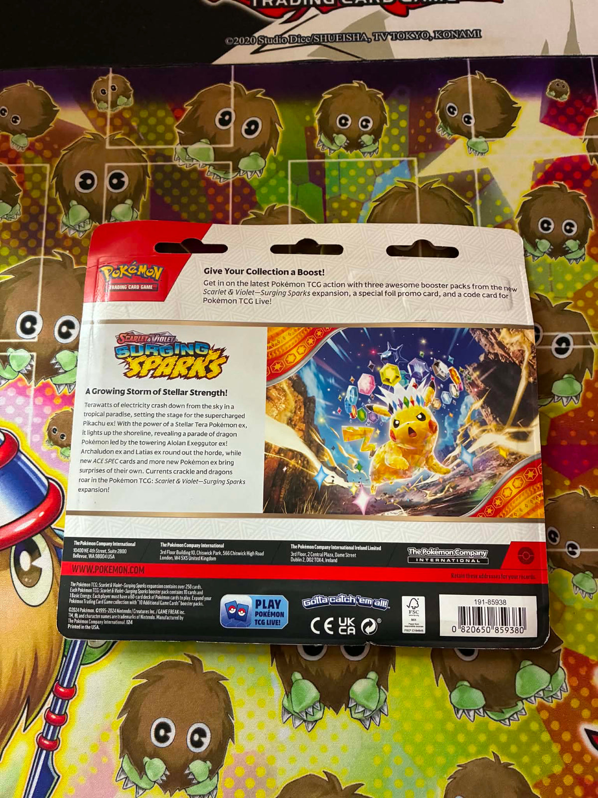 Surging Sparks 3 Pack Blisters [Zapdos]