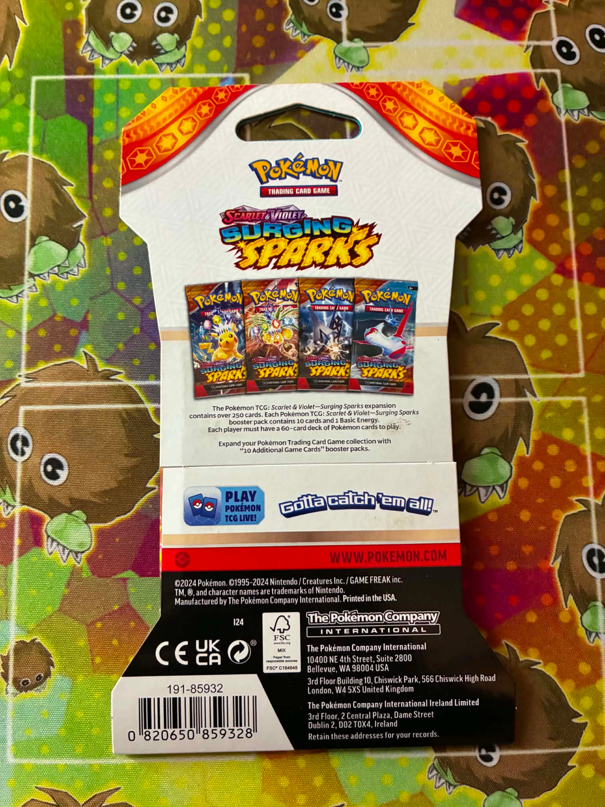 Surging Sparks Sleeved Booster Pack