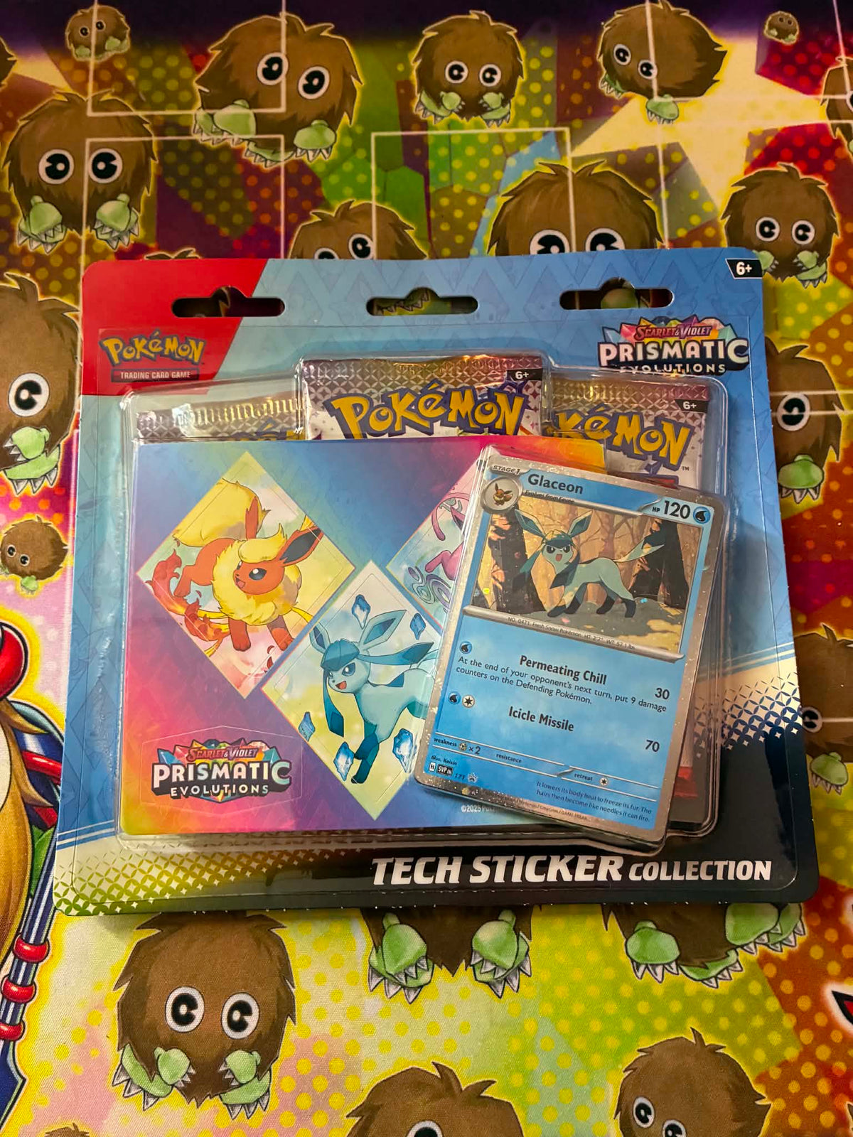 Prismatic Evolutions Tech Sticker Collection [Glaceon]