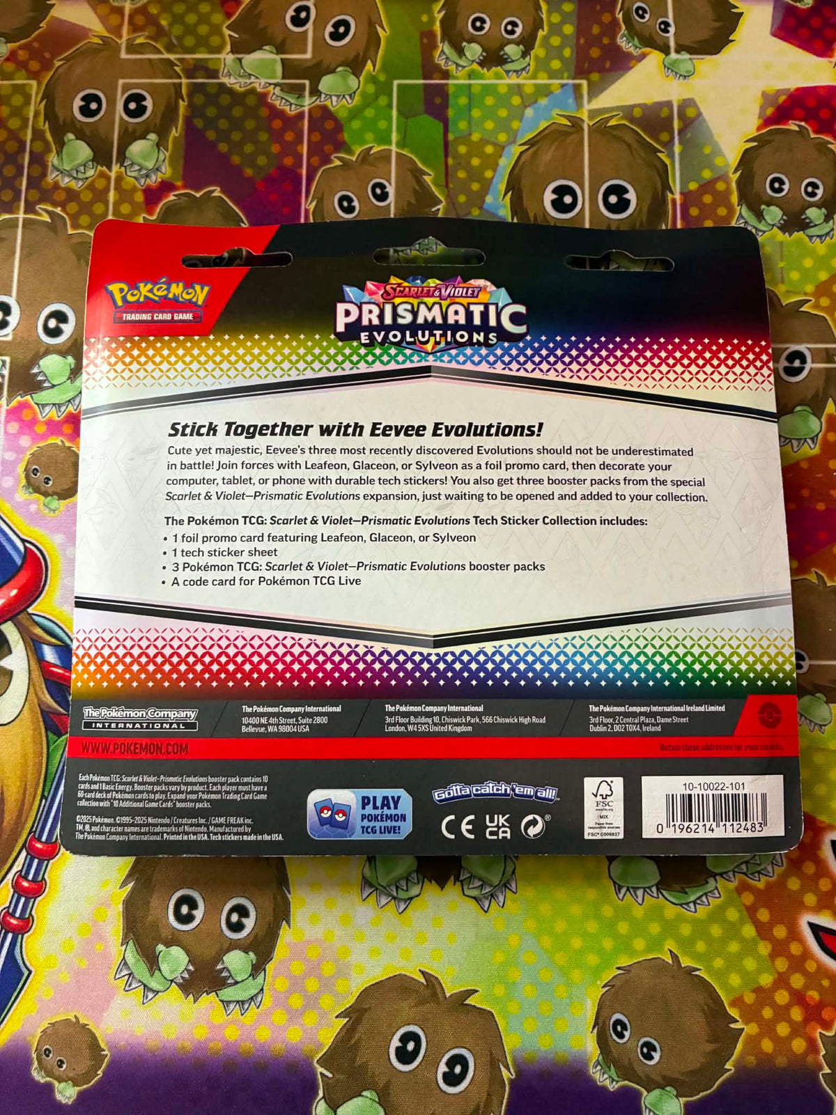 Prismatic Evolutions Tech Sticker Collection [leafeon]